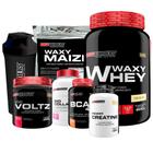 Kit Waxy Whey 900G+ Voltz 250G+ Bcaa 100G+ Creatine - Bodybuilders