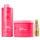 Kit Wella Color Brilliance Shampoo 1L + Máscara 500ml + Óleo Oil Reflections 30ml