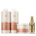 Kit Wella Fusion Shampoo 1000ml + Condicionador 1000ml + Máscara 500ml + Óleo 100ml