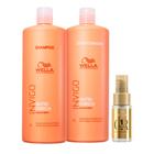 Kit Wella Nutri Enrich Shampoo 1L + Condicionador 1L + Óleo Oil Reflections 30ml