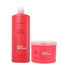 Kit Wella Professionals Invigo Color Brilliance Salon Duo - Shampoo 1000ml + Máscara 500ml