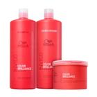 Kit Wella Professionals Invigo Color Brilliance Salon Trio - Shampoo 1000ml + Condicionador 1000ml + Máscara 500ml