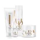 Kit Wella Professionals Oil Reflections Shampoo Condicionador Máscara e Ampola (4 produtos)