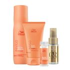 Kit Wella ProfessionalsInvigo Nutri-Enrich Shampoo Máscara Express OilReflections e Ampola (4 produtos)