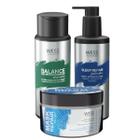 Kit Wess Balance Shampoo 250Ml + Mask 180G + Sleep 250Ml