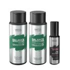 Kit Wess Balance Shampoo+Condicionador 250Ml + We Shine 45Ml - Wess Professional