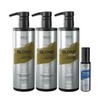 Kit Wess Blond Sh 500Ml+Cond 500Ml+Mask 500Ml+Wewish 50Ml