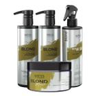 Kit Wess Blond Sh 500Ml+Cond 500Ml+Wewish M.500Ml+Mask 200Ml