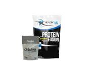 Kit Whey 3w Fusion Health Time 2,1kg + Creatina 300g