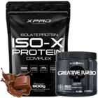 Kit Whey Islado Iso-x Refil 900g + Creatina Turbo Black Skull 150g