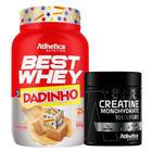 Kit Whey Isolado Gourmet Dadinho 900g Creatina - Atlhetica