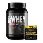 Kit Whey Protein 100% 923g - Nutrex + Glutamine Power Guard 300g - Pretorian