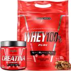 Kit Whey Protein 100% + Creatina 300g Pura - Integralmedica