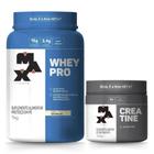 Kit Whey Protein 1kg + Creatina 100g - Max Titanium - Massa Muscular Energia Força