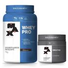 Kit Whey Protein 1kg + Creatina 300g - Max Titanium - Massa Muscular Energia Força