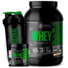 Kit Whey Protein Charged 900g + Creatina 100g + Coqueteleira - Original Nutrition
