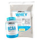 KIT Whey Protein Fit Foods 500g + BCAA Fit 100g - BRN Foods