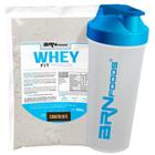 Kit Whey Protein Fit Foods 500G + Coqueteleira - Brn Foods