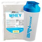 Kit Whey Protein Fit Foods 500G + Coqueteleira - Brn Foods