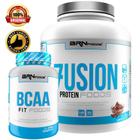 Kit Whey Protein Fusion 2kg + BCAA 100g - BRNFOODS