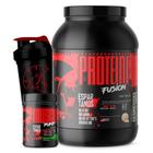 Kit Whey Protein Fusion + Pré Treino + Shaker - Espartanos