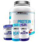 Kit Whey Protein Iso Protein Foods 2Kg+Creatina 100G+ Bcaa