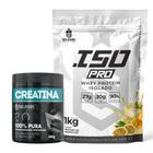 Kit: Whey Protein Isolado ISO PRO 1kg + Creatina Monohidratada 300g - Soldiers Nutrition