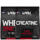 Kit Whey Protein One 900g + Creatina Pura 100% Refil 1kg Dark Lab