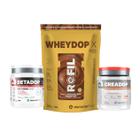 Kit Whey Protein Refil Wheydop X Doce de Leite 900g + Creadop Sport - 300g + Pré Treino Betadop Melancia