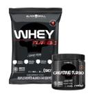 Kit Whey Turbo 907g e Creatina Turbo 150g - BlackSkull