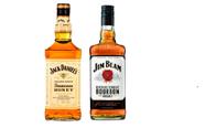 Kit Whiskey Jack Daniel's Honey + Jim Beam Bourbon 1L cada