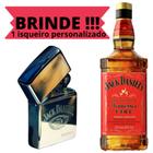Kit Whisky Americano Jack Daniel's Fire Garrafa 1 Litro Original com Isqueiro