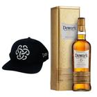 Kit Whisky Dewars 15 anos The Monarch 750ml Lata c/ Boné Personalizado