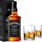 Kit Whisky Jack Daniel's Old N7 Original com 2 copos de vidro