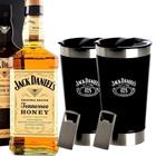 Kit Whisky Jack Daniels Honey com 2 copos térmicos Edição Limitada