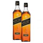 Kit Whisky Johnnie Walker Black Label 750ml com 2 unidades