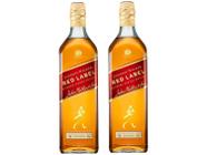 Kit Whisky Johnnie Walker Red Label Escocês 1L