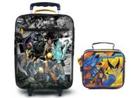 Kit X-Men Mochila De Rodinhas + Lancheira Térmica - Dermiwil