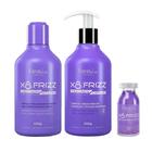 Kit Xô Frizz Umectação + Amaciante + Ampola Forever Liss