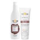 Kit Yellow Nutritive Shampoo e Cond Leave in Homecare