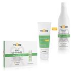 Kit Yellow Scalp Contra Cabelos Com Caspa - Shampoo Purity e Ampola Fortificante e Leave in