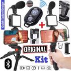 Kit Youtuber Completo Tripé + Painel Luz Led Iluminador