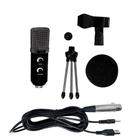 Kit Youtuber e Live Microfone Condensador Soudcasting 800X Lite Soundvoice