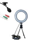 Kit Youtuber Ring Light 6 Polegadas 16Cm Lapela Profissional - Dreamfull