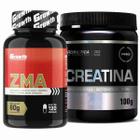 Kit Zma 120 Caps Growth + Creatina Pura 100g Probiotica