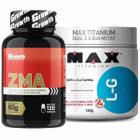 Kit Zma 120 Caps Growth + Glutamina Pura 150g Max Titanium