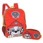 Kit2 Mochila e Estojo da Patrulha Canina Marshall Chase