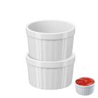 Kit2 Molheira Ramekin Potinhos Pote Molho Petisco Coza 150Ml - Coza/Brinox