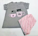 Kit2 Pijamas Adulto 1 Masculino 1 Feminino Verão