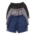 Kit3 Shorts Curto Rip Stop OX Plus com Bolsos Frente e Costa